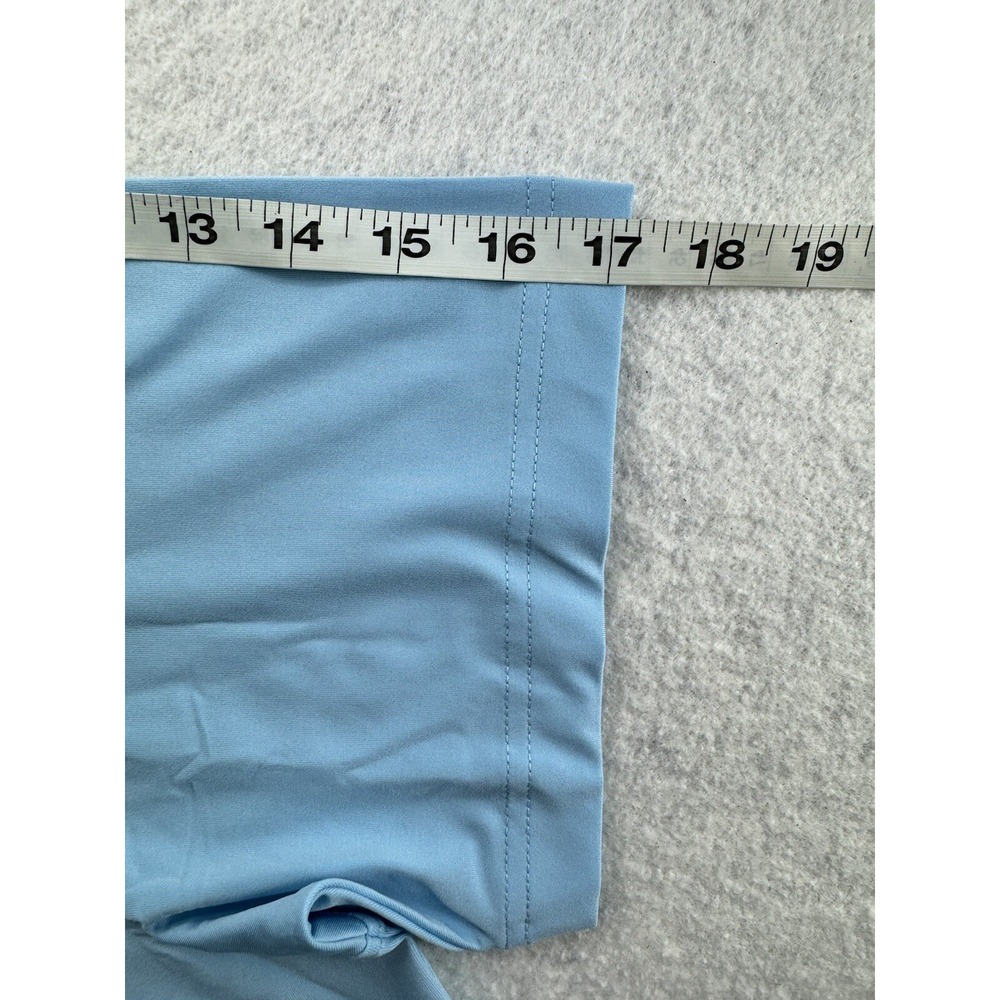 Hickey Freeman Mens Golf Polo Shirt Sky Blue Size XL Stretch Wicking Performance - Picture 15 of 16
